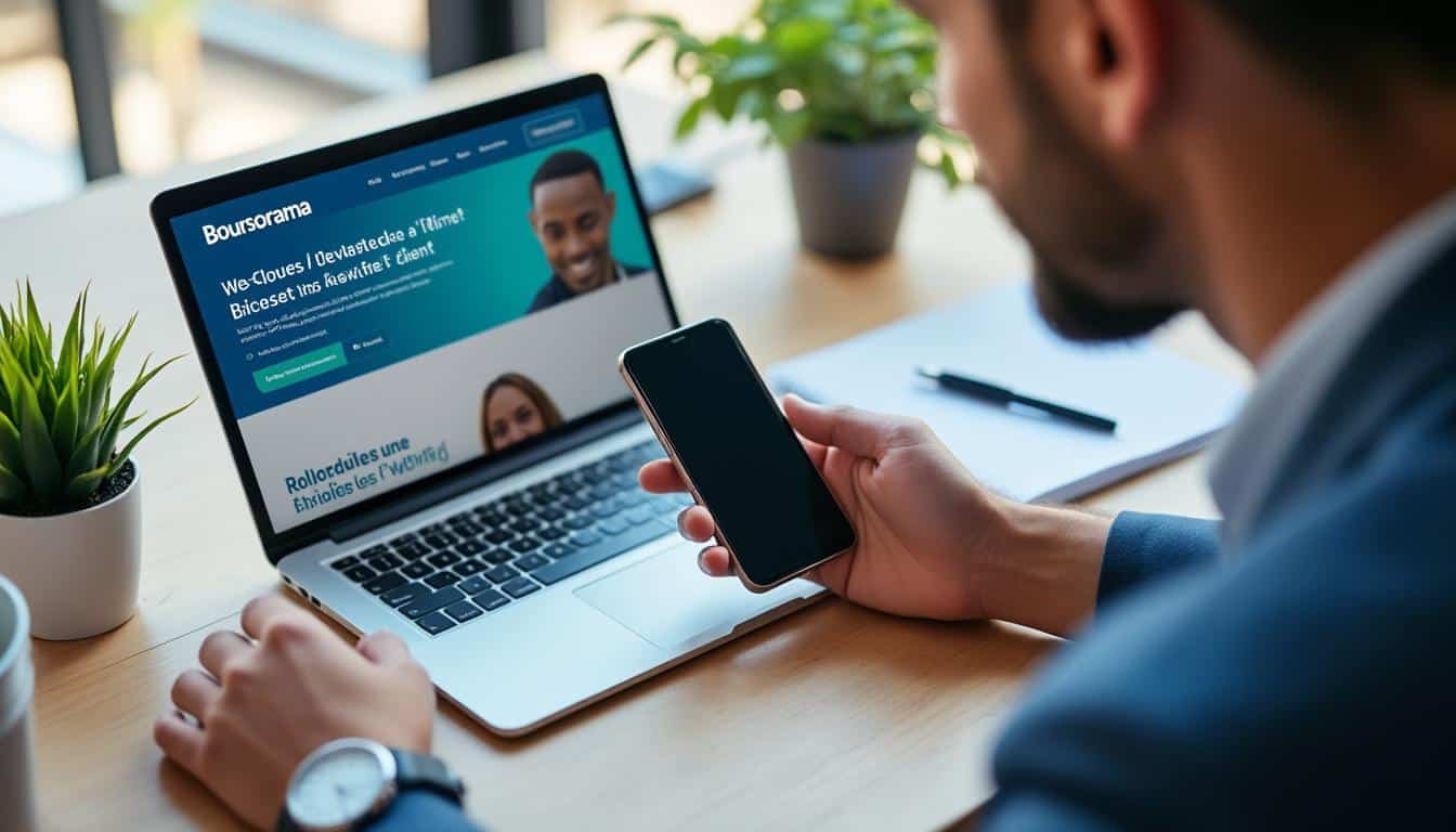 Illustration: Comment contacter le service client chez Boursorama Banque ?