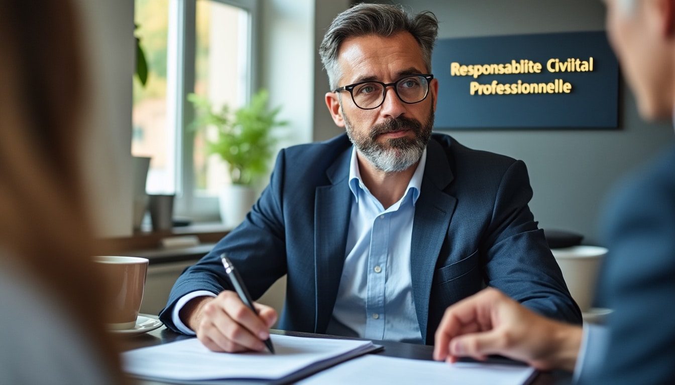 Illustration: Pourquoi la responsabilité civile professionnelle est-elle indispensable pour un courtier en assurance ?