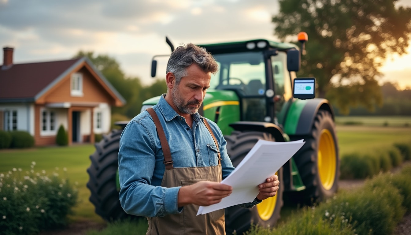 Illustration: Comprendre l’essentiel de l’assurance pour un tracteur agricole particulier